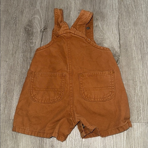 Carhartt Rusty Tan Overall Short. Sz 6mo - Picture 2 of 5